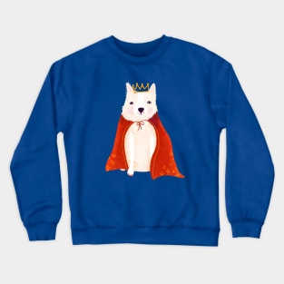 King Sammie - Samoyed Art Drawing Crewneck Sweatshirt